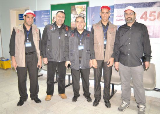 فرق العمل واصلت عملها حتى منتصف الليل