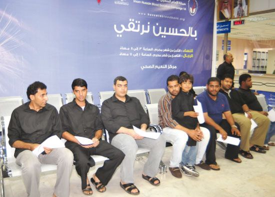 عدد من البحرينيين والمقيمين من مختلف الجنسيات ساهم في إنجاح الحملة