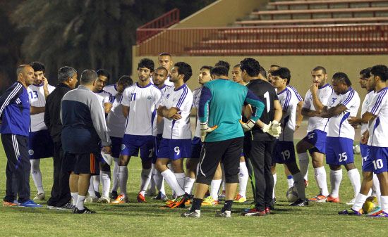 من تدريب البسيتين يوم الأمس - تصوير عيسى إبراهيم