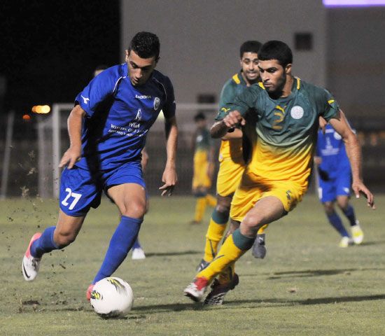 من احدى مباريات المالكية بدوري فيفا هذا الموسم