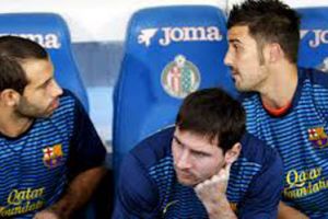 ادريانو وسونج يغيبان عن برشلونة في مباراة بلد الوليد غدا