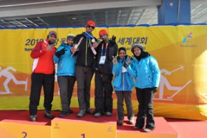 في سباق (100) متر عدو بالالعاب العالمية الشتوية .. خميس الدوسري يحقق الميدالية الذهبية الأولى للاولمبياد الخاص البحريني