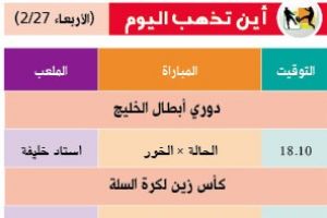 أين تذهب اليوم