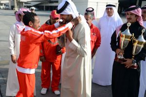 ناصر بن حمد: انجاز عربية الضاحية يشكل انطلاقة نحو المزيد من الانجازات