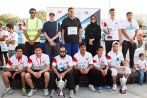 'المؤسسة' تشارك جامعة البحرين في تنظيم مهرجان المشي 11