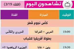 تشاهدون اليوم