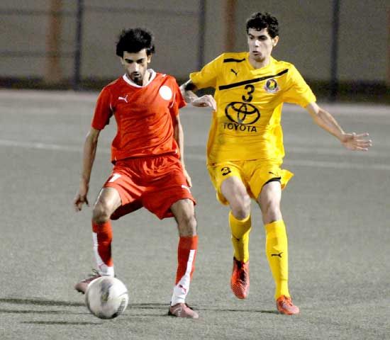 من لقاء الأهلي والاتفاق في القسم الأول