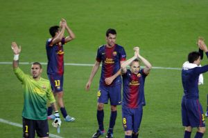 برشلونة يتأهل الى الدور قبل النهائي في دوري ابطال اوروبا