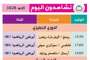 أين تذهب وتشاهدون اليوم