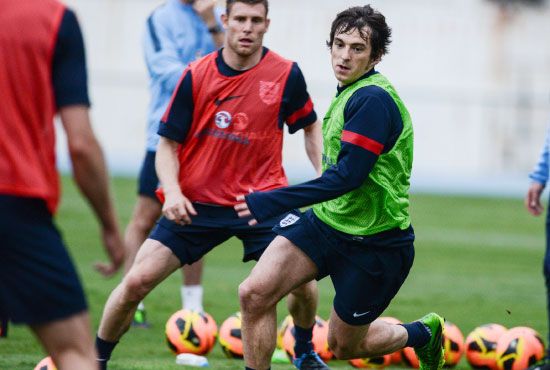 تدريبات حماسية للاعبي إنجلترا استعدادا للقاء اليوم - afp