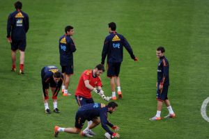 المنتخب الأسباني يخوض مساء اليوم أولى تدريباته في البرازيل
