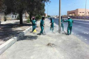 بلدية 'الوسطى' تنظم حملة لتنظيف 'الرفاع' و'عالي'