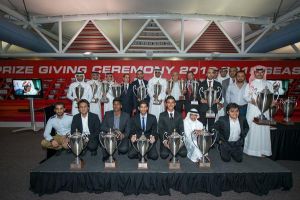 حلبة البحرين الدولية تكرم أبطال سي سي 'وبطولة 'الكارتينج' في حفل توزيع الجوائز