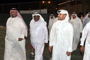 سمو الشيخ محمد بن سلمان بن حمد آل خليفة يحضر بطولة المحرق قلب واحد الرمضانية