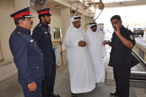 وفد مروري قطري يطلع على إجراءات الفحص الفني للسيارات