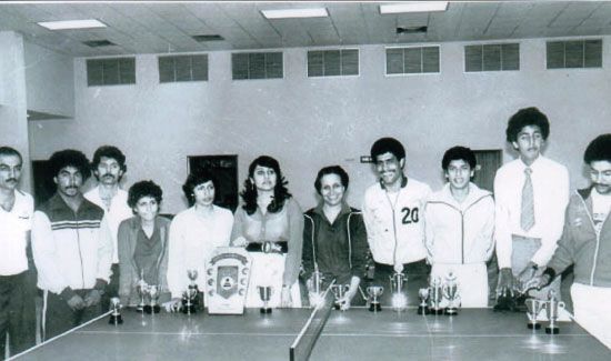 اللاعبون الفائزون في بطولة البحرين المفتوحة 1980