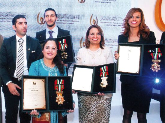 الفائزون بجائزة الشيخ محمد بن راشد المكتوم بالابداع الرياضي
