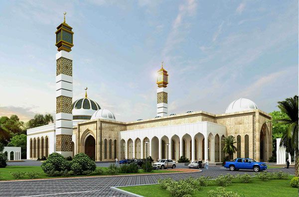 صورة تخيلية للجامع