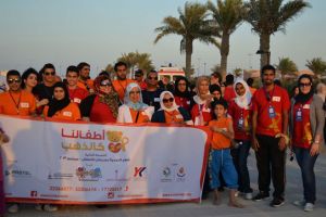  نحو ألف مشارك يعبرون عن دعمهم للأطفال المصابين بالسرطان