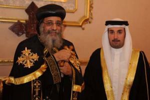 البابا تواضروس الثاني يستقبل سفير البحرين لدى القاهرة