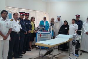 وزير الصحة يتفقد العيادة المؤقتة على جسر الملك فهد