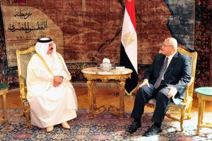 الملك يبحث مع الرئيس المصري العلاقات الثنائية والمستجدات الراهنة
