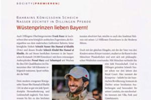 ناصر بن حمد يتصدر صفحات مجلة 'جورنال ميونيخ' الألمانية في تحقيق عن إنجازات سموه الرياضية