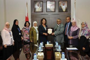 وفد من جامعة عدن يزور كلية العلوم الصحية للاطلاع على برنامجي بكالوريوس التمريض