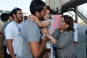 حياة بنت عبدالعزيز تهنيء ناصر وخالد بن حمد بإنجاز الرجل الحديدي