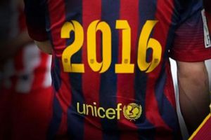 نادي برشلونة يمدد تحالفه مع اليونيسيف حتى العام 2016