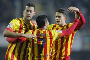 برشلونة يداوي جراحه بالفوز على قرطاجنة 4 /1 في كأس ملك إسبانيا