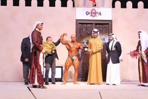 ناصر بن حمد يتوج المصري سامي بطلا لبطولة مستر اولمبيا العالمية  نجاح باهر للمنافسات على ارض البحرين