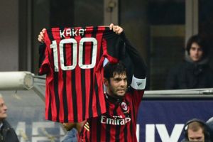 كاكا يجتاز حاجز المئة هدف مع ميلانو ويقوده للفوز في ايطاليا