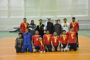 الحراسات بطل كأس الشرطة لكرة الطائرة