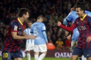 عودة برشلونة واتليتيكو مدريد بسهولة إلى صدارة الدوري الاسباني