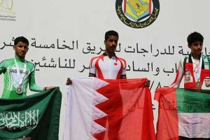 السعدي يهدي البحرين ذهبية الفردي في البطولة الخليجية للدراجات