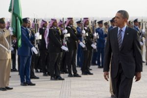 اوباما يصل الرياض في ظل تباعد المواقف حيال ايران وسوريا