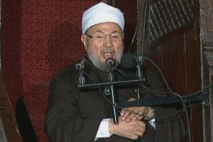 القرضاوي يتغيب عن خطبة الجمعة للمرة الرابعة على التوالى