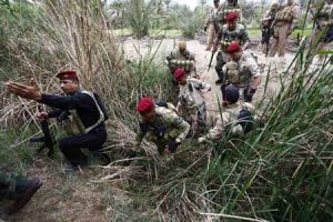 40 قتيلا من عناصر الدولة الاسلامية في الشام والعراق في هجوم على معسكر جنوب بغداد