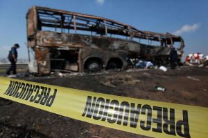 اصطدام حافلة بشاحنة يسفر عن مقتل 36 شخصا في المكسيك