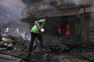 انفجار قوي يستهدف محطة للحافلات قرب العاصمة النيجيرية