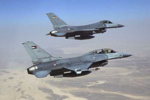 طائرات سلاح الجو الأردني تدمر آليات حاولت اجتياز الحدود من سوريا الى الأردن