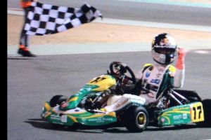 الذوادي يحلق بصدراة بطولة البحرين الوطنية للكارتنغ