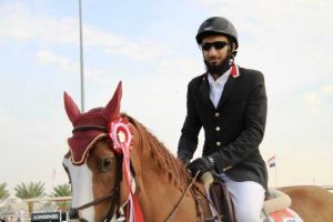 الخاطري يحقق المركز الاول في بطولة ابوظبي المفتوحة لقفز الحواجز