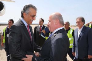 سلمان بن ابراهيم يصل بيروت ويؤكد دعم الإتحاد الآسيوي للكرة اللبنانية