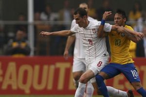 فوز صعب للبرازيل على صربيا 1-صفر استعدادا للمونديال