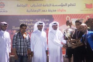 الزلزل يحقق لقب بطولة مركز شباب مدينة حمد للكرة الطائرة