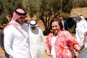 عيسى بن سلمان يحضر جانبا ًمن بطولة الشرق الأوسط لجمال الخيول العربية الاصيلة فى الاردن 