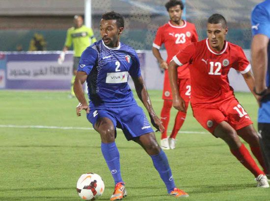  من لقاء منتخبنا مع الكويت الودي الأخير