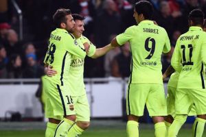 ميسي يعادل رقم راؤول ويمنح برشلونة الفوز على اياكس في دوري الأبطال